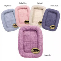 Slumber Pet Sherpa Crate Bed