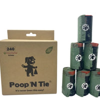 Poop 'N Tie Refill Box - 16 Rolls Of Drawstring Bags