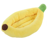 Small Banana Shaped Dog Bed
