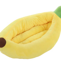 Small Banana Shaped Dog Bed