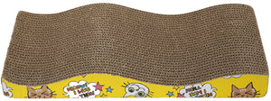 Wavy Rectangular Cat Scratching Board