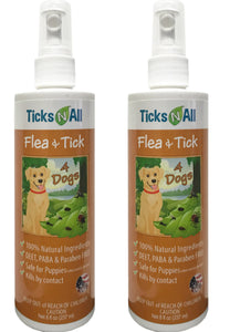 All Natural Flea & Tick 4 Dogs 8oz