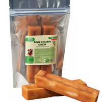 DOG CHURPI CHEW- 100% Natural, Himalayan Yak Cheese Churpi Dog Treat & Chews, Grain-Free, Gluten-Free, Dental Chews, 2 COUNT-5.5 oz