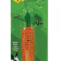 Super Pet Bunny Flip N' Toss Toy - Carrot