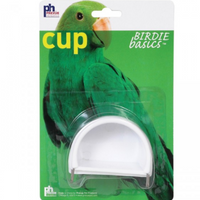 Prevue Hendryx Birdie Basics Hanging Half-Round Bird Cage Cup - Small
