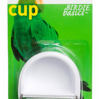 Prevue Hendryx Birdie Basics Hanging Half-Round Bird Cage Cup - Large