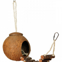 Prevue Hendryx Coco Hideaway with Bird Ladder