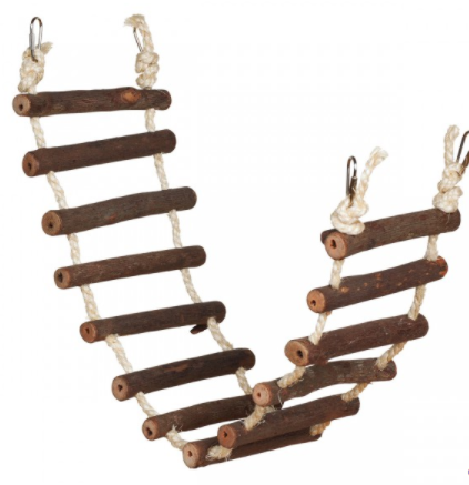 Prevue Hendryx Naturals Rope Bird Ladder - 27.75