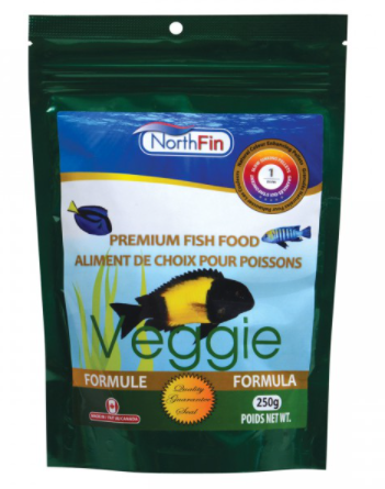 NorthFin Veggie Formula - 1 mm Sinking Pellets - 250 g