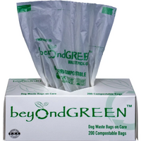 beyondGREEN Dog Waste Bags - Poop Bag on Roll with Core - Park Dispenser Refills - Sustainable Bags