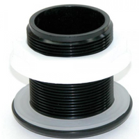Lifegard Aquatics Standard Threaded Bulkhead - 1-1/2"
