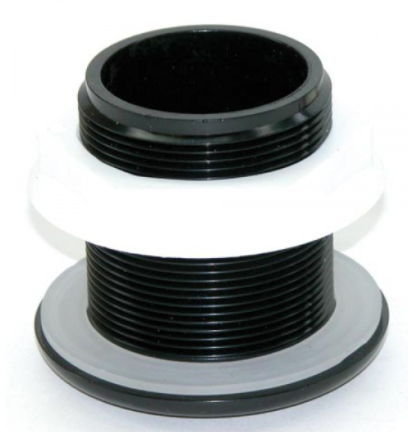 Lifegard Aquatics Standard Threaded Bulkhead - 1-1/2