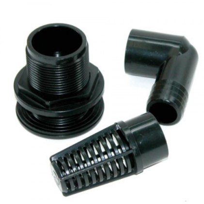 Lifegard Aquatics Slip Bulkhead Fitting Kit - 1