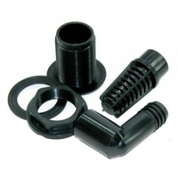 Lifegard Aquatics Slip Bulkhead Fitting Kit - 3/4"