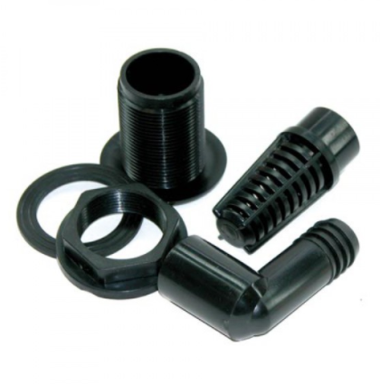 Lifegard Aquatics Slip Bulkhead Fitting Kit - 3/4