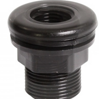 Lifegard Aquatics Double Threaded Bulkhead - 1/2"