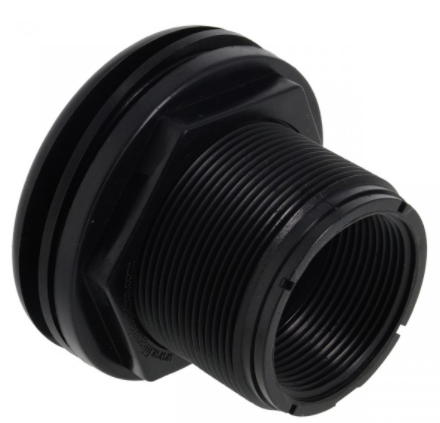 Lifegard Aquatics FPT X FPT Bulkhead - 1 1/2