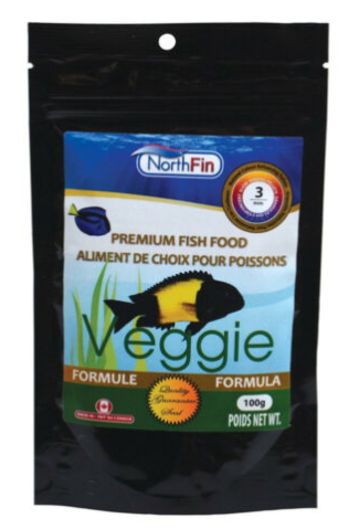 NorthFin Veggie Formula - 3 mm Sinking Pellets - 100 g