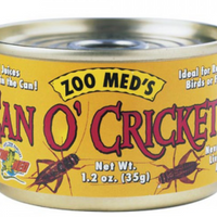 Zoo Med Can O' Crickets - 1.2 oz