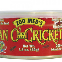 Zoo Med Can O' Crickets - Mini - 1.2 oz