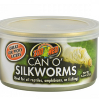 Zoo Med Can O' Silkworms - 1.2 oz